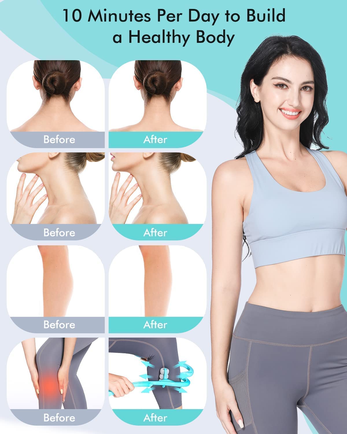 NECK SHOULDER MASSAGER, PORTABLE RELIEVING THE BACK FOR MEN RELIEVING THE WAIST WOMEN (1PC) NECK SHOULDER MASSAGER, PORTABLE RELIEVING THE BACK FOR MEN RELIEVING THE WAIST WOMEN (1PC)